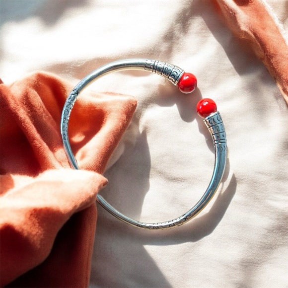 SET!! 925 Stamped Matches Hollow Moon Rings and bracelet - Picture 3 of 5